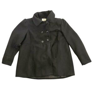 Maralyn and Me 3X black peacoat avant garde minimalist boho cottagecore emo goth